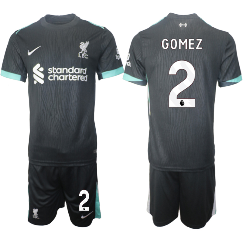Men 2024-2025 Club Liverpool away Black #2 Soccer Jersey->indianapolis colts->NFL Jersey